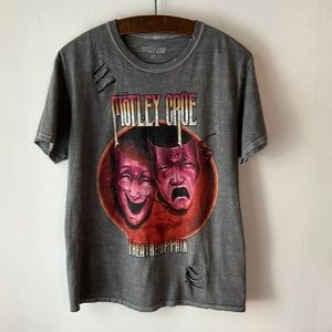 Motley Crue Distressed T-Shirt.  Size Medium.